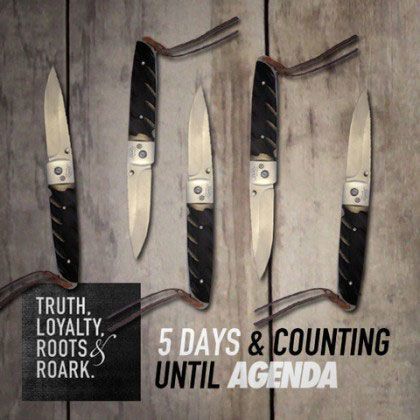 ROARK HAS AN AGENDA!