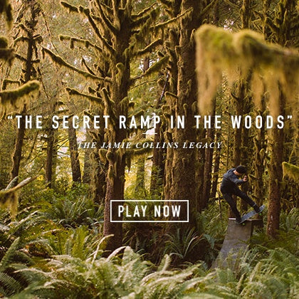 “THE SECRET RAMP IN THE WOODS” – THE JAMIE COLLINS LEGACY!